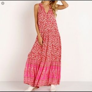SPELL DELIRIUM MAXI DRESS SIZE L